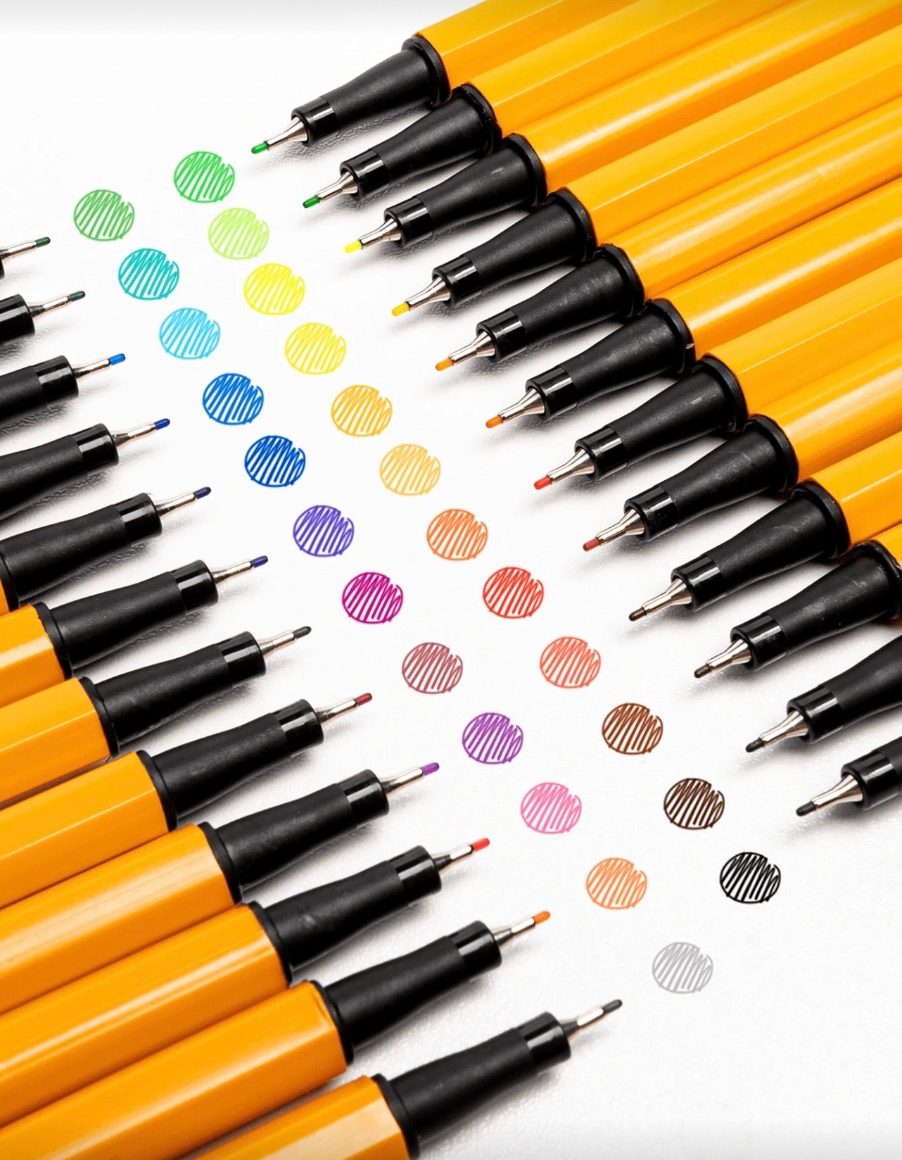 12 Rotuladores Finos Colores.