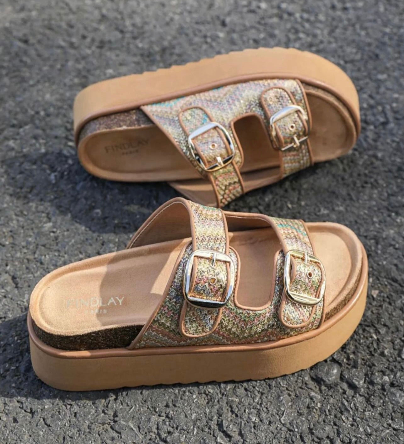 Sandalias Correa Colorines