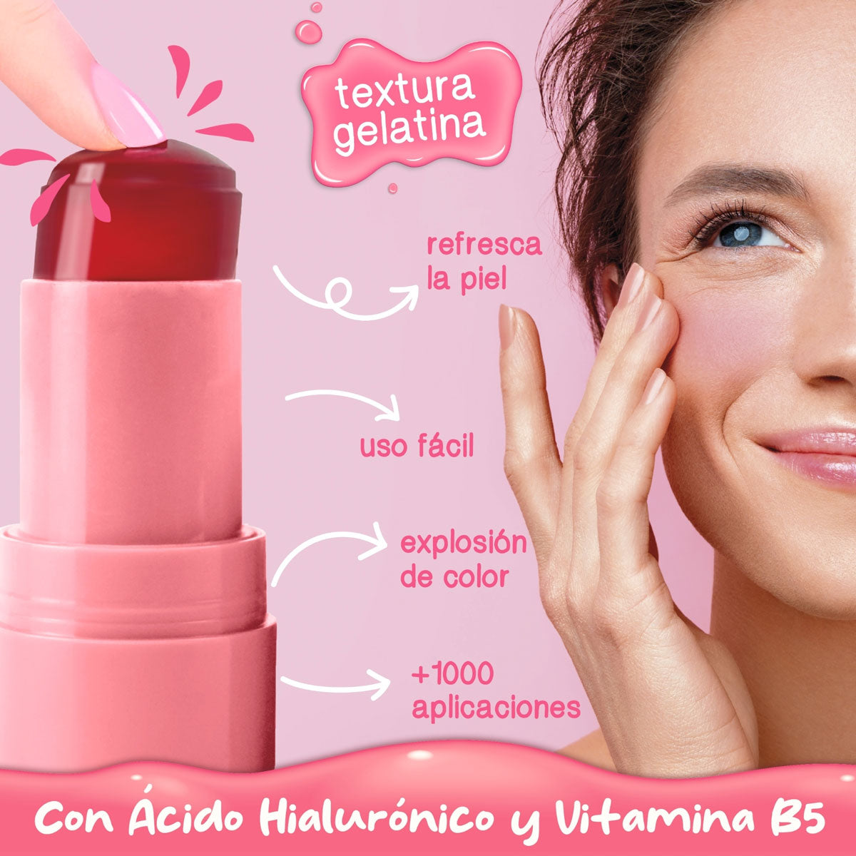 Blush Gelatina Labios y Mejillas