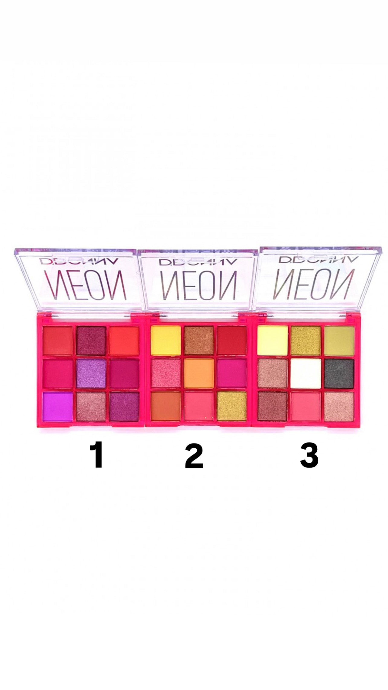 Paleta Sombras De Ojos Neón.