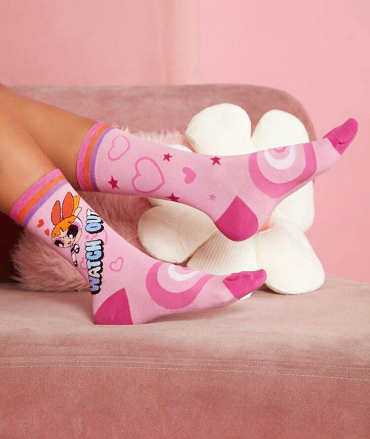 Calcetín Rosa Súper Nenas