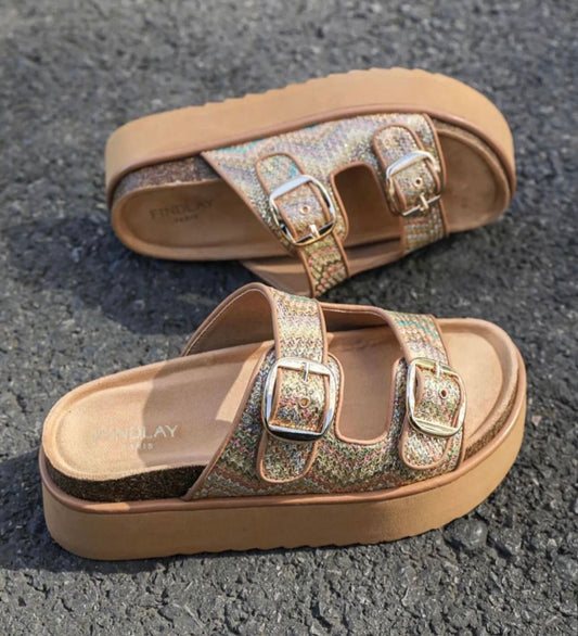 Sandalias Correa Colorines
