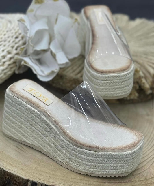 Sandalias Transparentes