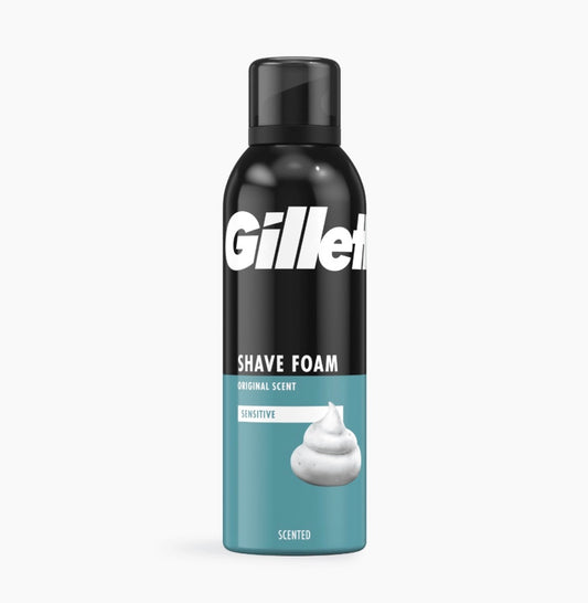 Espuma de Afeital Gillete.