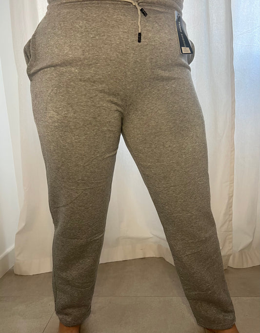 Pantalón de chándal gris claro